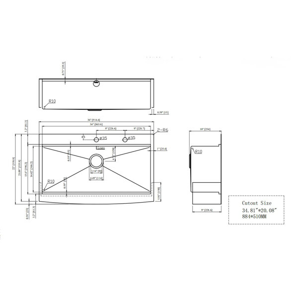 Dimensions du produit