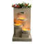 Fountains Weather Resistant Floor Fountain with Light