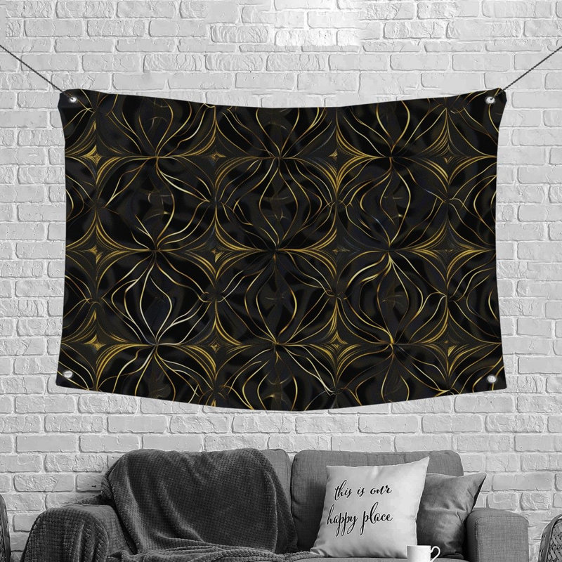 Microfiber Fabric Tapestry, 88" H x 104" W