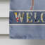 Polyester 2 côtés 40 x 28 po welcome drapeau maison-73943241