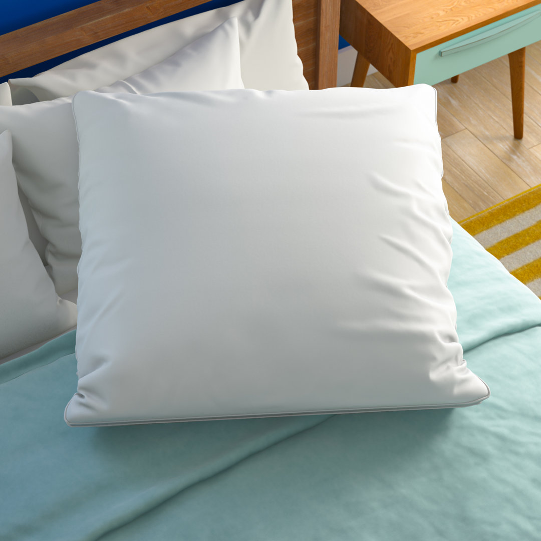 Wayfair Basics Kopfkissen, Füllung: Federn, 80x80 cm 