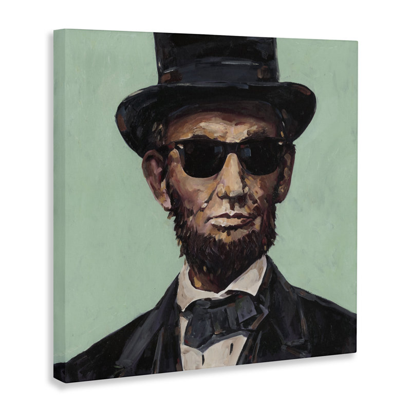 «Honest Abe with Shades», conception par Studio Bautista, H 17 po x l 17 po