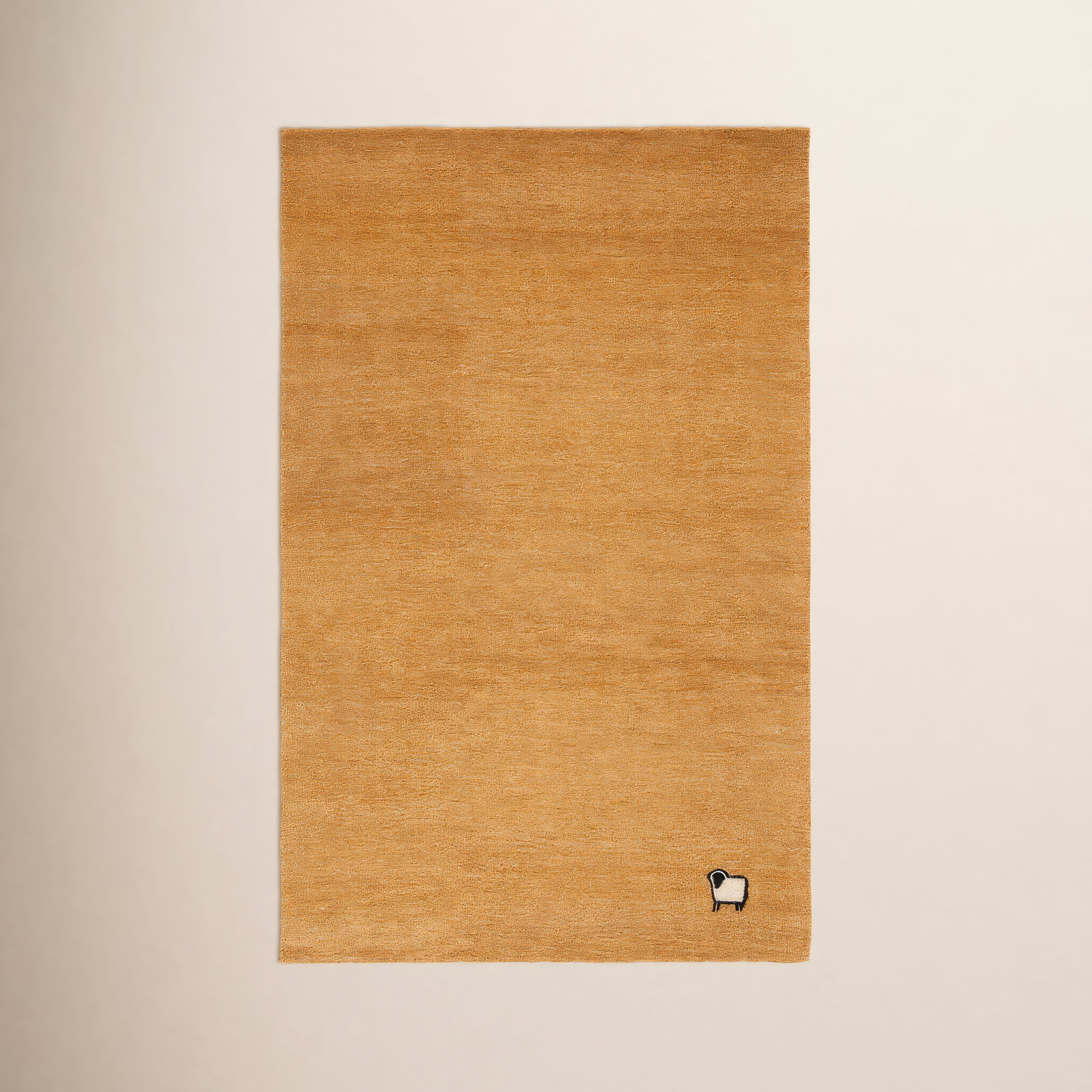 Racheal Gold Hand-Woven Rug, Rectangle 8' x 10'