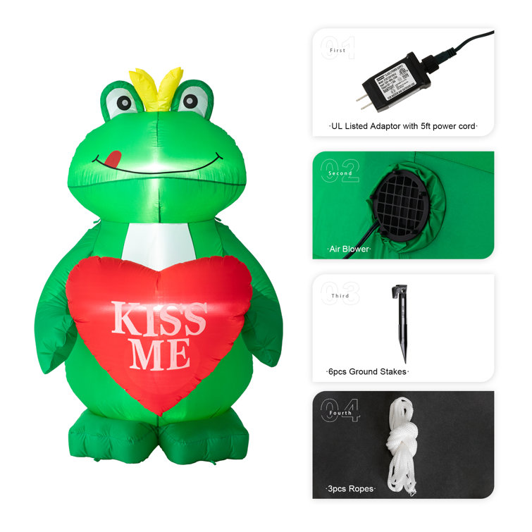 The Holiday Aisle® Inflatable Frog Prince Decoration & Reviews