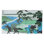 Tapis décoratif bleu de la rivière Sumida, village de Sekiya