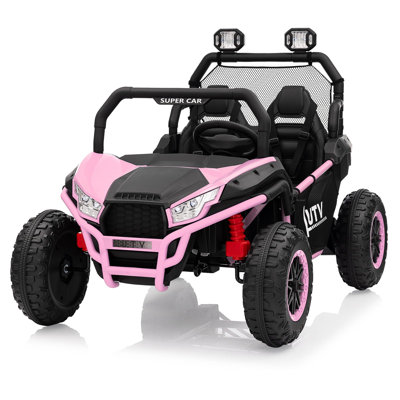 24V 2-Seater Kids Ride-on UTV, 400W Dual Motors, Electric Off-Road Car with Remote Control