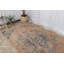 Tapis Oushak turc authentique au style vintage, d'un orange Ã©clatant, idÃ©al pour la dÃ©coration d'une chambre Ã  coucher