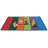 Premium Collection Colorful Rows Seating Tufted Multi Color Area Rug