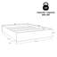Collection Collection Ashton - Lit plateforme avec tête de lit et tables de chevet (2) - Assemblage facile, aucun sommier requis-1277114199