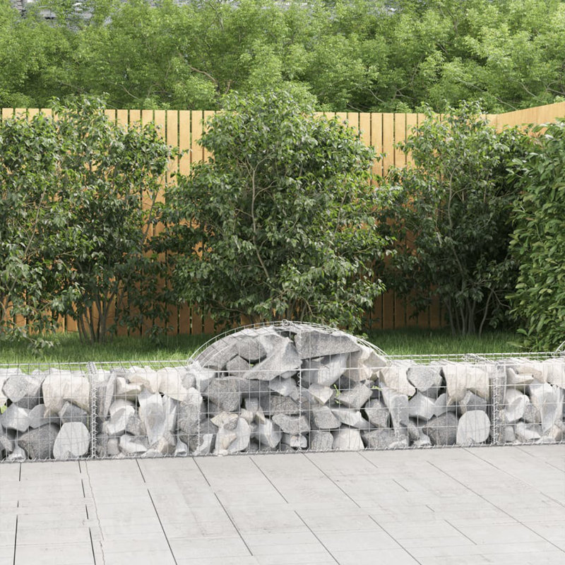 Briceida Silver Galvanised Iron, 60cm H x 200cm W x 50cm D