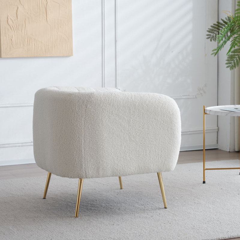Tolla Velvet Barrel Chair, 