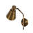 Industrial Wall Lamp, Vintage Copper Finish, 15 x 15 x 19 inches | Metal Body, E27 Socket (Max 40W), IP20 Rated | Perfect for Modern & Scandinavian Decor in Hotels, Homes & Offices - Stylish & Durable Design-1889738575