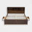 Lit plateforme avec 2 tiroirs de rangement-106296298