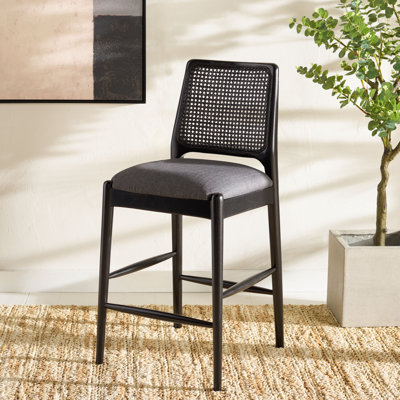 Reinhardt Rattan Counter Stool by Bay Isle Home