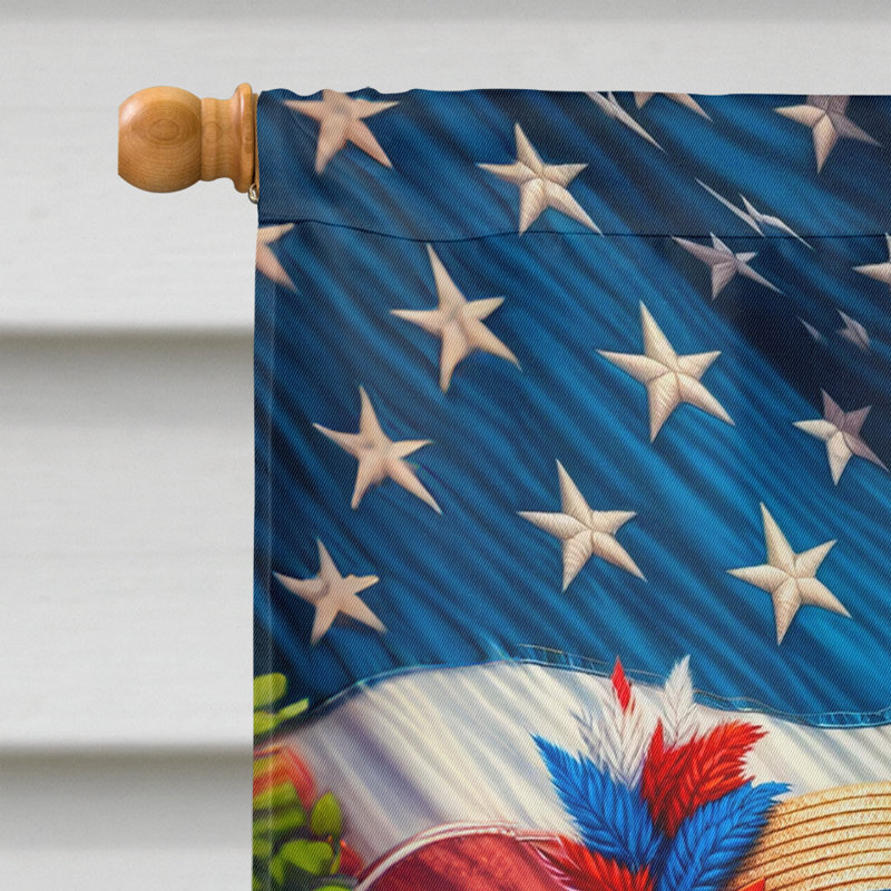 Drapeau «All American House», Shiba Inu
