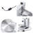 Professional Cake Frosting Machine with LCD Touch Control – Adjustable 4-12” Cakes, 320 RPM Motor, Commercial-Grade-94679798