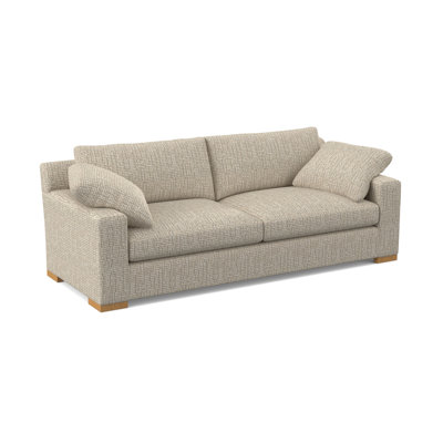 Morgan Boucle and Velvet Sofa