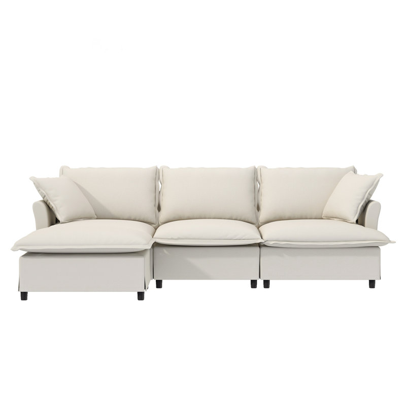 Canapé modulaire Chenille, Beige
