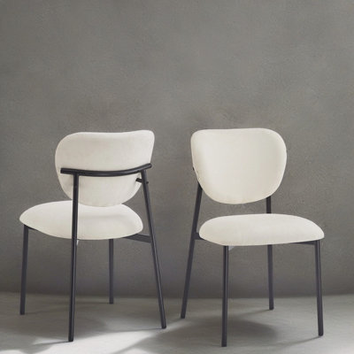 Curtis Fabric Upholstered Dining Chairs