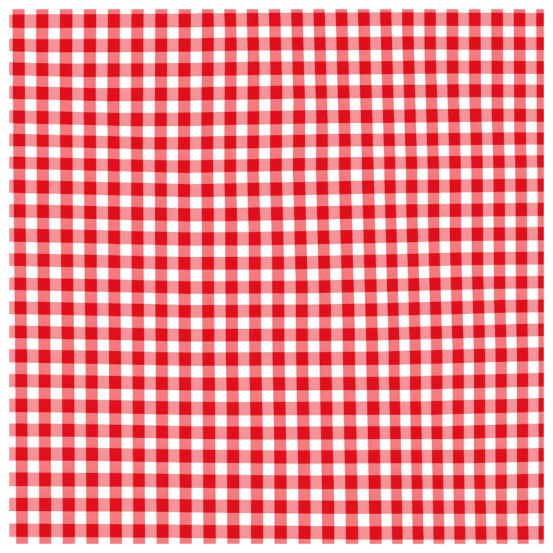 Red White Gingham Pattern Double Sided Throw Pillows, 18 x 18 inches
