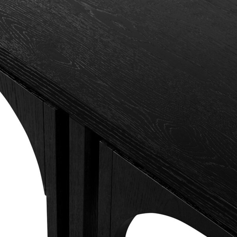Amara Nesting Coffee Table, Black Oak Veneer