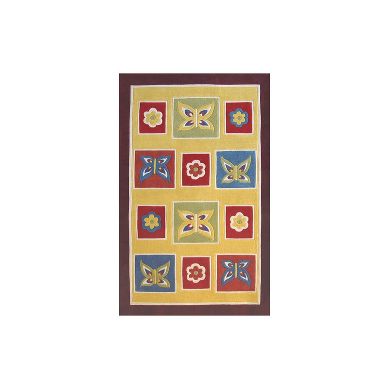 Kiddie Floral Indoor Rug, 5' x 8'