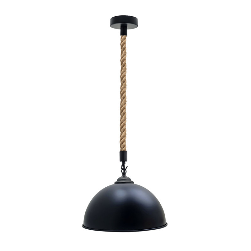Glasco 1 - Light Pendant, No, Matte Black