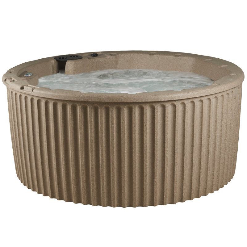 Outback® 6-Person 20-Jet Plug and Play Hot Tub Spa with Digital Control and LED Lighting, Cobblestone, 20