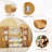 46.9"W Kids Bookshelf with 6 Storage Cubbies, Toy Organizer with Storage Shelves, for Playroom, School-1447554419