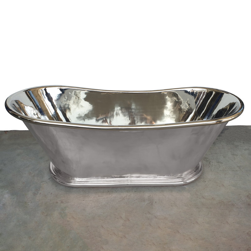 1778mm x 737mm Freestanding Soaking Copper Bathtub