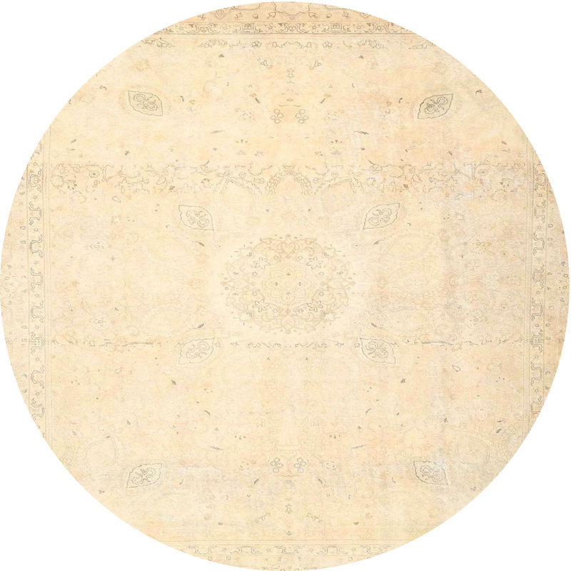 Berte Oriental Indoor Rug, Round 3'