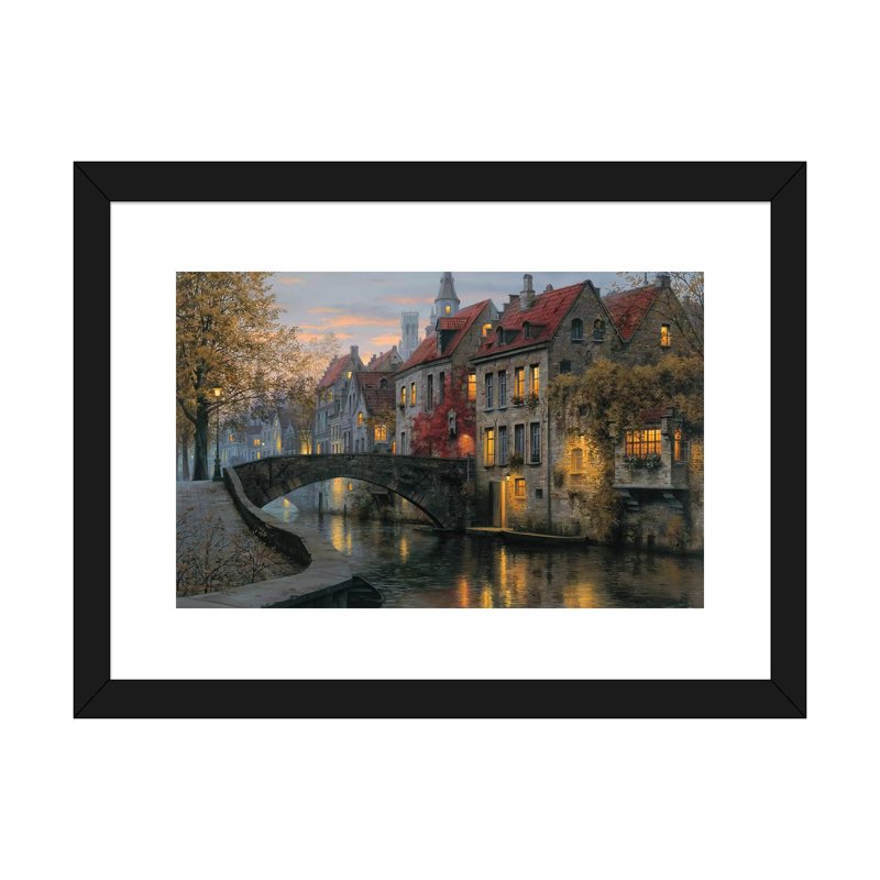 «Silent Evening», reproduction de photo, H 16 po x l 24 po x P 1 po, Papier noir