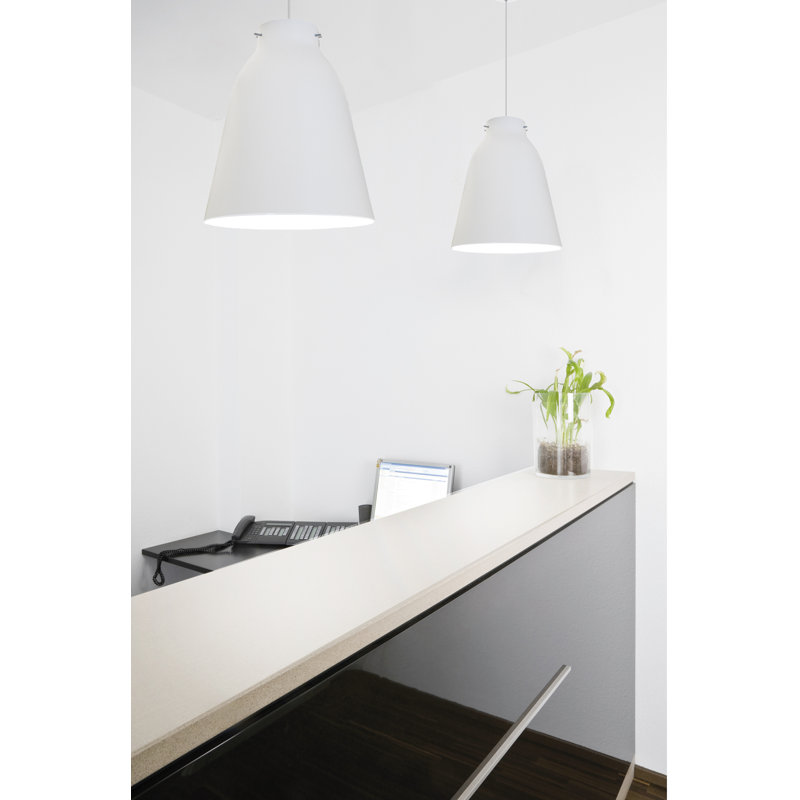 Mahendra 1 - Light Bell Pendant, White, White