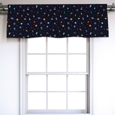 Sateen Ruffled Window Valance