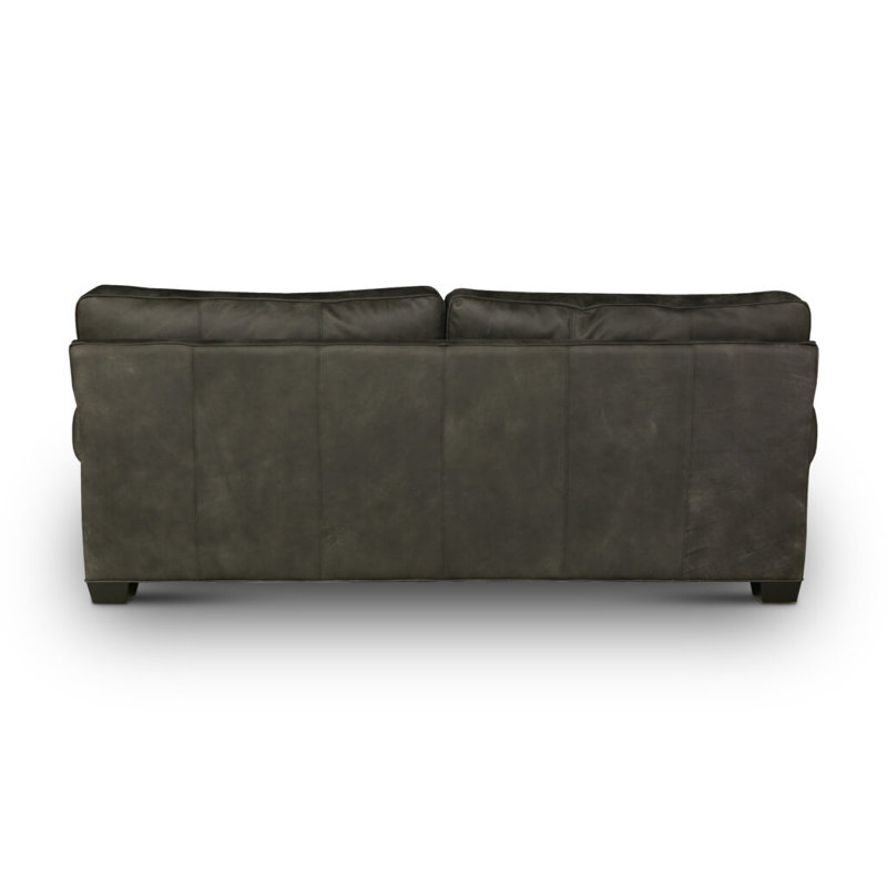 Stafford Leather Sofa, Midnight (Longhorn), Espresso