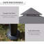 Pavillon de jardin 8X5FT, pour patio