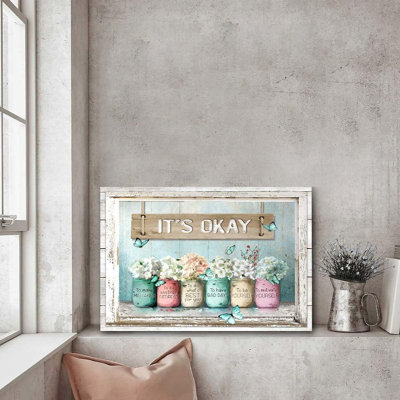 1 Piece Wrapped Canvas Wall Art