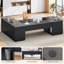 Bureau de direction en L 78,7 po avec station de charge-1530268881