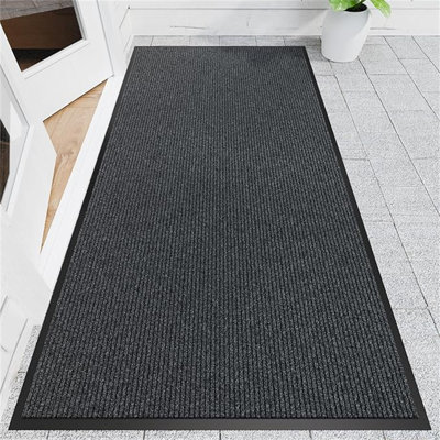 Heavy Duty Indoor/Outdoor Doormat - Non-Slip Rubber Backing, Low Profile Mat for Entryways, Patio, Home & Commercial Use