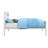Egon Metal Bed, Cargo Container Style, Rectangular Headboard & Footboard-982543908-984533178