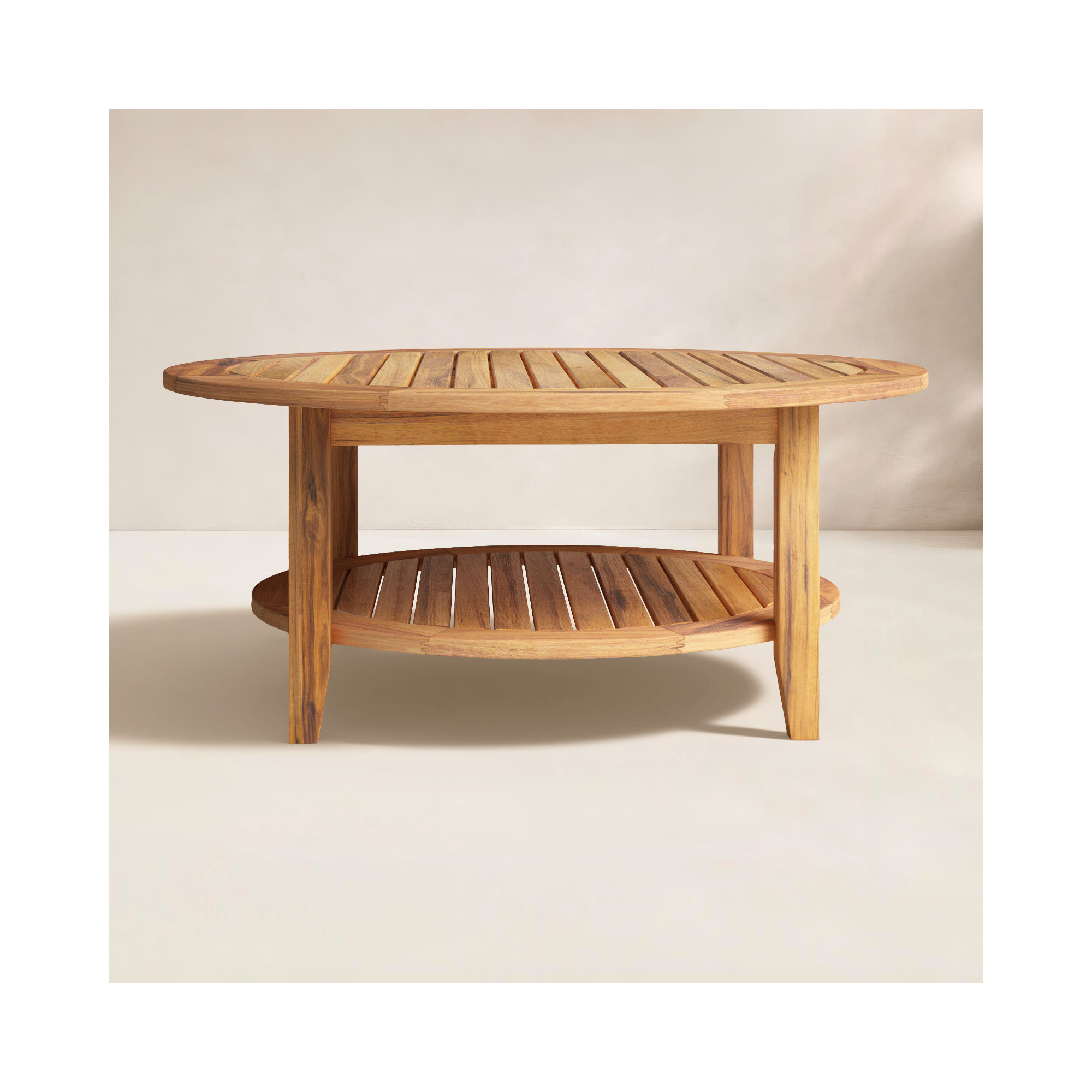 40'' Teak Outdoor Coffee Table