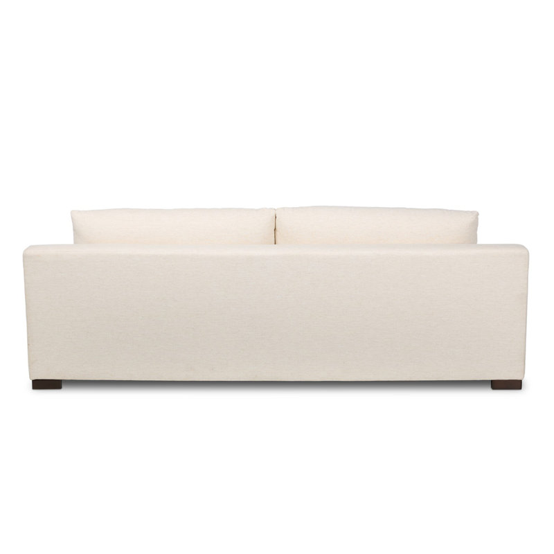 Crispin Sofa - Crypton Nomad Snow, 33" H x 96" W x 42.50" D, Crypton Nomad Snow