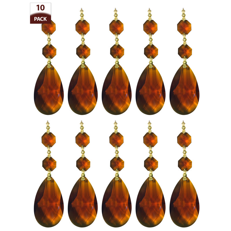 Abat-jour en verre 3,75 "H, Laiton poli