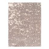 Hand Woven Cotton and Wool Abstract Area Rug