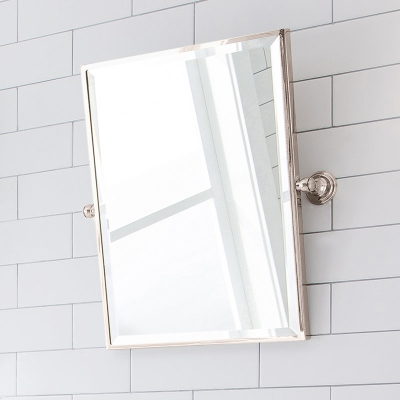 Guifford Mirror, Polished Nickel