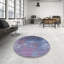 Tapis bleu / rose à motif abstrait Box Stockholm-1382805666