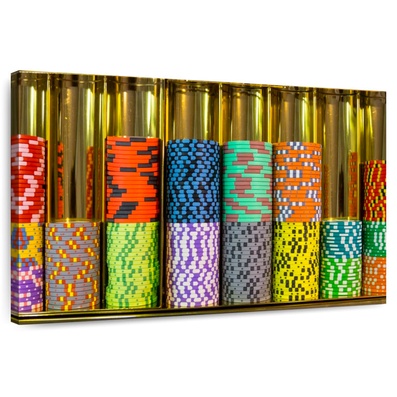 Senne Gambling Chips, 32" H x 48" W