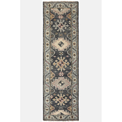 Oriental Area Rug in Gray