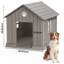 Niche pour chien en plastique-278693569-282336058
