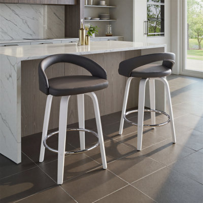 Fixed-Height Counter Stool with Swivel